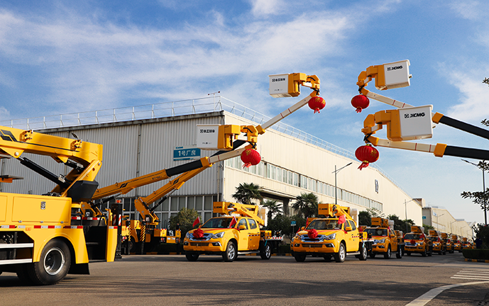 金九銀十！批量徐工絕緣斗臂車交付全國