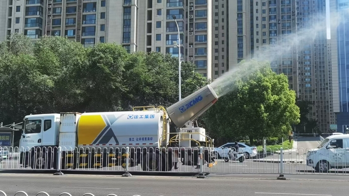 徐工多功能抑塵車，助力家鄉徐州環境，更“凈”一步！
